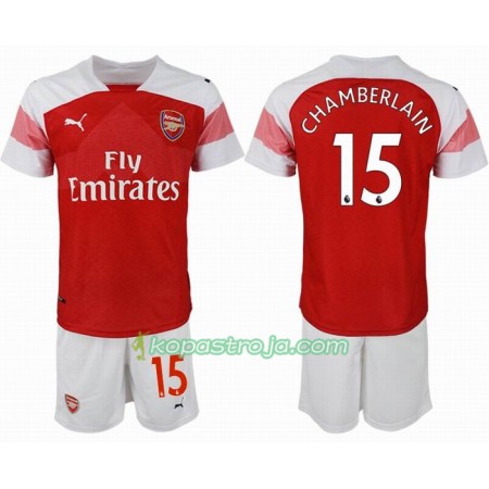 Billiga Fotbollströjor Arsenal CHAMBERLAIN 15 Barn Hemma tröja 2018/19 Kortärmad